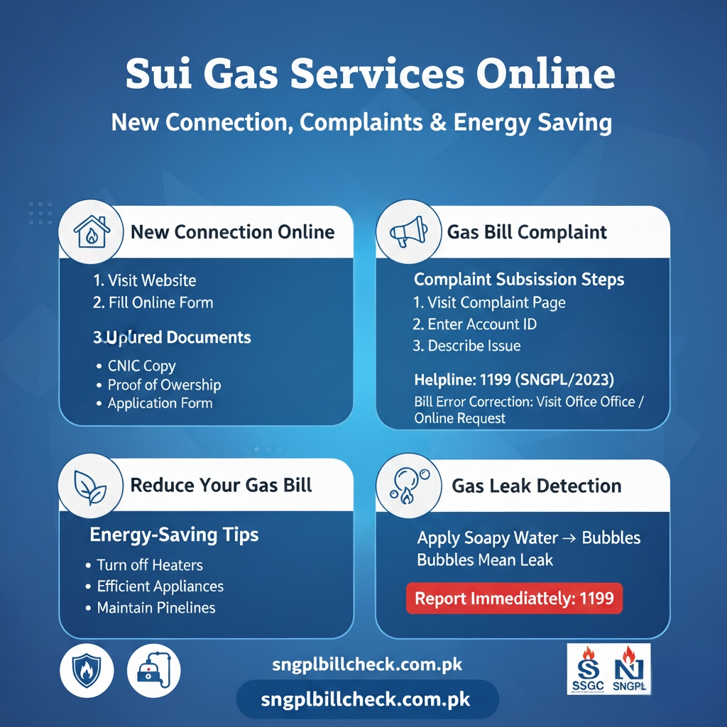How to Apply for a New Sui Gas Connection Online