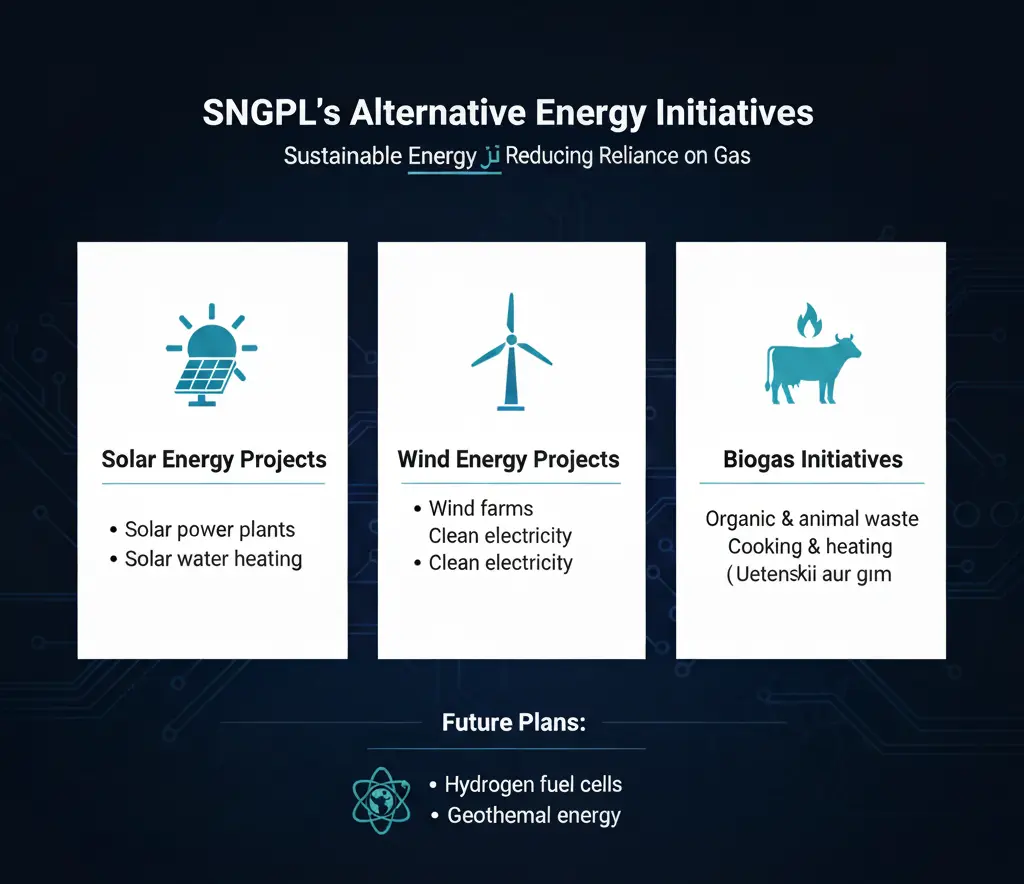 SNGPL's Alternative Energy Initiatives