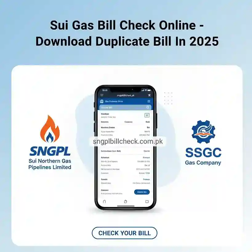 Sui Gas Bill Check